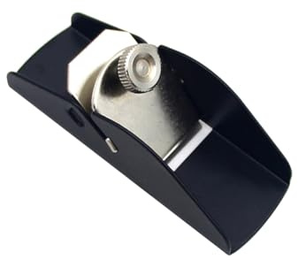 Mini Wood Plane, Aluminum Woodworking Planer Manual Carpenter Block Plane for Trimming, Edge Rounding, Carving (Black)