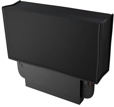 Copertura protettiva verticale antipolvere per switch 2 console di gioco, antigraffio, antipolvere, accessori (nero)