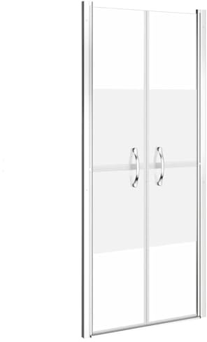 Puerta de ducha con marco de aluminio 71 x 190 cm