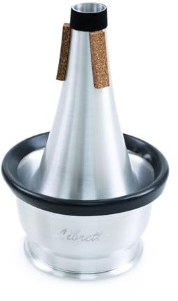 Libretto Trumpet Mute, AC011-6, Cup Mute, All Aluminum, Adjustable Volume, Excellent For Stage Performance & Practice Purpose