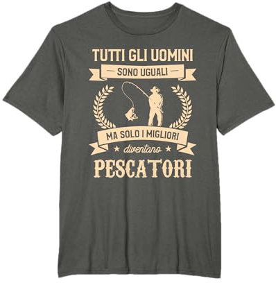 Idea regalo pesca per un pescatore un costume da pesca Maglietta