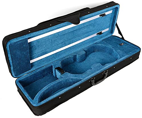 SENDERPICK Geigenkoffer Kasten - 4/4 Violine Case Geigenkasten, Violinkoffer Mit Rucksackriemen + 2 Stück verstellbarer Gurt