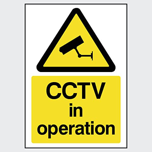 CCTV in operation Sign - (Choose Size, Material & Fixing Option) (MISC11)