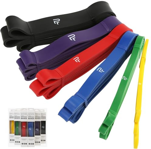 PERPETUAL® Bandas Elásticas de Resistencia - Cintas de 4 a 63 Kg - Gomas Resistentes para Entrenamiento - Se Venden por Unidades y por Packs