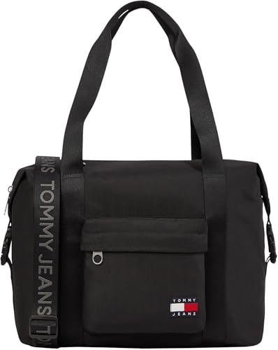 Tommy Jeans Sac de Sport Sac Homme Daily Week-End, Noir (Black), Taille Unique