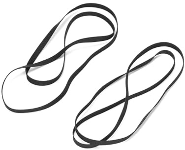 Ruimou 2pcs Record Player Turntable Drive Belt (Approx.600mm Circumference, 5mm Width) for Repair Replacement Maintenance Most Kinds Belt