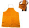 Oaygat Cowhide Leather Welding Apron, Heavy Duty Work Apron, Heat Resistant, Flame Retardant, 60 * 90cm, Black/Yellow, Unisex-Adults, Professionals, Workshop Enthusiasts, Craftspeople