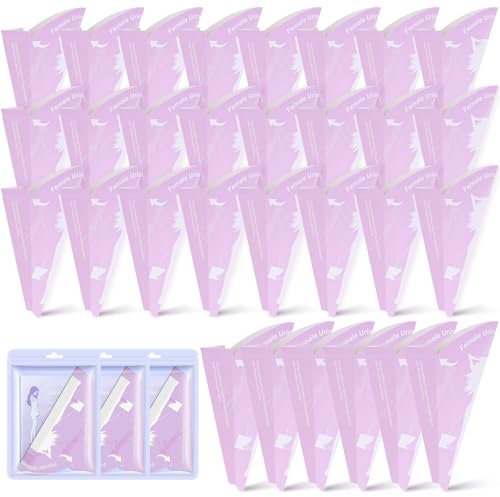 Trukafie 30 Stück Urinella für Frauen, Pinkelhilfe für Frauen Einweg Urinal Frauen im Stehen Pinkelhilfe für Wandern Auto Outdoor-Aktivitäten Reisen & Camping Zubehör