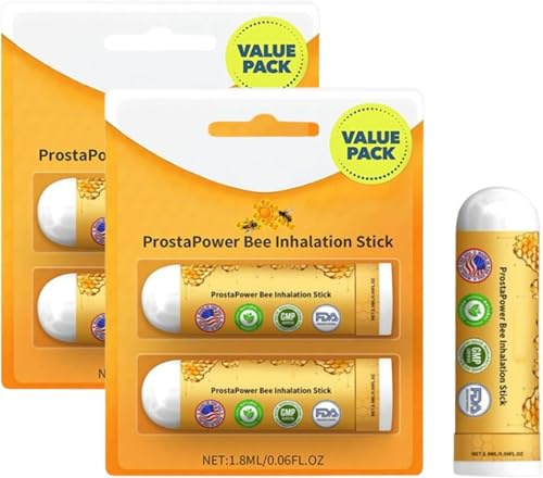 LEFUN ProstaPower Bee Inhalation Stick, BeeBoom Nasal Inhaler Stick, ProstaVibe Nasal Spray for Prostate Wellness, Professional Prostate Spray Improves Blood Circulation (2)