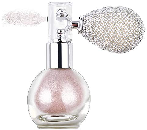 GL-Turelifes Highlighter Polvo suelto Spray Glitter Powder Spray Shimmer Sparkle Powder Maquillaje en aerosol para cabello Cara Cosmética corporal (#3)