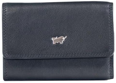 BRAUN BÜFFEL - Schlüsseletui aus echtem Rindsleder Golf - Kleines Schlüsseletui für Herren & Damen mit 6 Schlüsselhaken - Zeitlos klassisches Schlüsselmäppchen - Edles Schwarz