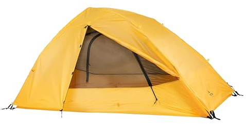 TETON Sports Vista 1 snabbtält; 1 person kupol campingtält; enkel omedelbar installation, gul, 200 cm x 94 cm x 86 cm (2001YL)