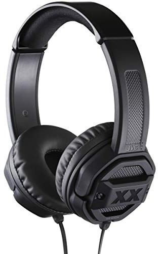 JVC HAS50X XX On-Ear Headphones with Powerful Bass, Dual Exteme Bass Ports, 40mm Driver Unit