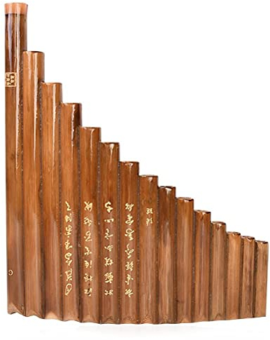 Panflöte, 15 Panpipes, G Key Panpipes, Musikinstrument leicht zu lernen Anfänger und Studenten