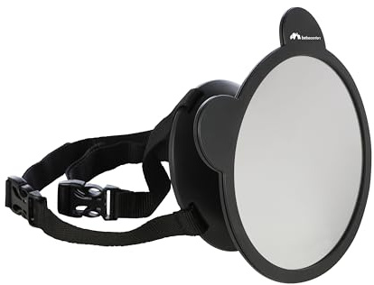 Bebeconfort Espejo retrovisor, espejo retrovisor ajustable, asiento trasero, espejo retrovisor seguro, desde el nacimiento