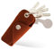 Bodesa Valore Premium Qualität Schlüsseltasche aus Echtem Leder | Schlüsseletui mit Einkaufswagenlöser | Key Organizer für 1-5 Schlüssel | Schlüsselanhänger mit Flaschenöffner (dunkelvintage)