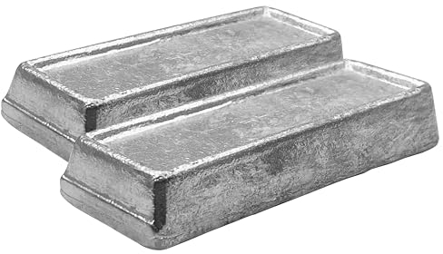 Fachoik Pure Soft Lead Barren (Pure 99,9%) zum Werfen von Angelblechen und Gewichten (2,0 kg)