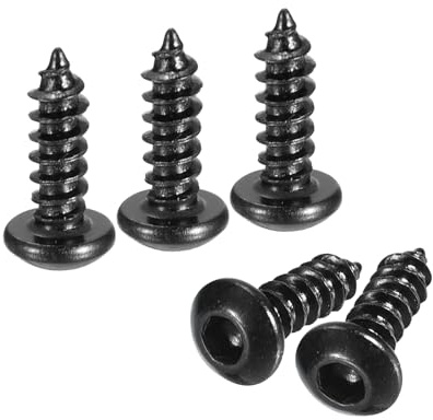 QUARKZMAN Försänkta Sexkantsskruv, M3 x 10mm Kolstålskruv, Förpackning med Kolstålskruv och Mutter 100st