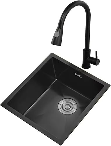 Lavello da cucina in acciaio inox a vasca singola da banco Lavabo compatto per verdure per balcone bar e lavastoviglie Design salvaspazio