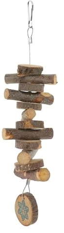 Kauspielzeug für Kaninchen Hamster, Natürliche Holz Zahnbeschäftigung