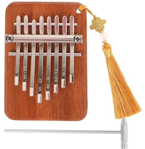 Kalimba Mini Piano De Pulgar Madera Portátil Instrumento Dedos Compacto Para Principiantes