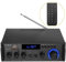 PROZOR Amplificatore Stereo Bluetooth a Due Canali Amplificatore HIFI con Più Modalità di Ingresso e Uscita Amplificatore Audio 50W+50W con Mini Telecomando Amplificatore per Karaoke Home Cinema