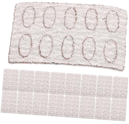 HONMEET 25 Hojas de Lija Reemplazables para Empujador de Uñas Papel de Lija para Preliado Preparación de Uñas Cuidado de Manicure