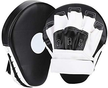 Pad di Messa a Fuoco boxe, Può Guanti da Passata per Boxe Punzonatura Calcia Pad di Palma per Karate MMA Muay Thai Boxing (2PCS)