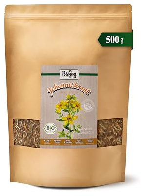 Biojoy Tisane de Millepertuis BIO (500 g), seché et coupé (Hypericum perforatum)
