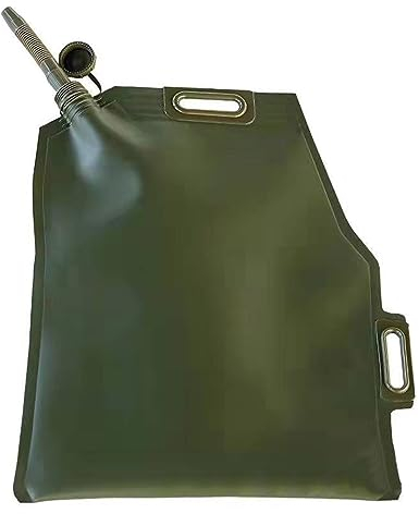 UVCMDUI Dîésél Kanister 5L 10L 20L 30L, Kraftstoffkanister TPU Flexibel Benzin Kanister Tragbar Benzintank Faltbar Reservekanister mit Auslauf für Motorrad Auto Boot,10L(48x43cm)