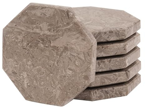 Radicaln marmor underlägg set rund 8,9 cm röda handgjorda dryckesunderlägg | 8,5 cm, filtbaksida bas, polerad natursten, handskuren venering, soffbord skrivbord barvagn, inflyttningspresent