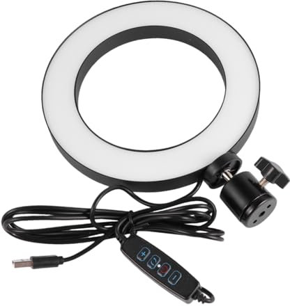 Artibetter 2pièces Lampe Anneau LED avec Support pour Direct Et Éclairage pour Photographie Et Maquillage