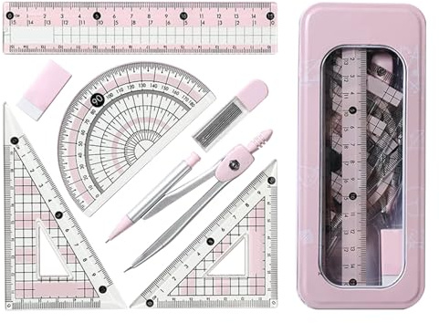 Protractor And Compass Set,Geometry Sets for Secondary School Stationery