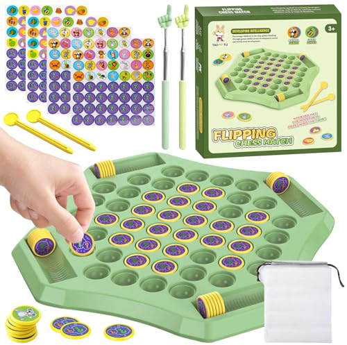 Jeu de société Flip Fruits, Flip Memory Chess, Memo Flip, jeu de mémoire pour enfants, famille, fêtes, vacances