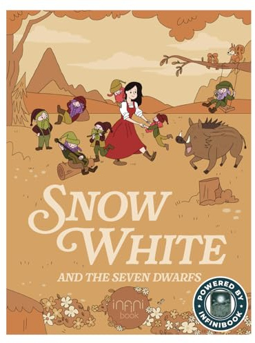 Cali's Books Snow White infinibooklet - infinibook Interactive Storybook for Kids, Learning Book for Toddlers
