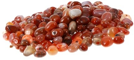 Generic Guijarros Pulidos Naturales para Jardinería, Piedras Decorativas para Suculentas y Macetas, Grava de Río Surtida 0.8-1 Cm, Paquete 500 G para Acuarios y Decoración Exterior