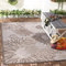 Impression Outdoor Teppich Wetterfest - Balkon Teppich Wasserabweisend - Teppich für den Innen und Außenbereich, Terrasse, Garten, Wohnzimmer, Bad oder Küche - Creme, 80 x 150 cm
