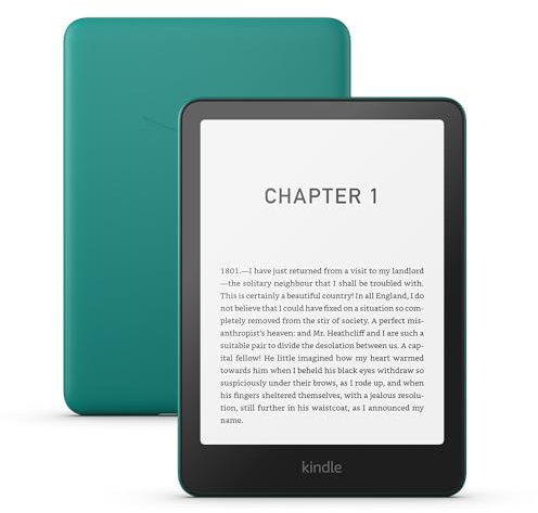 Zertifiziert und generalüberholt Amazon Kindle Paperwhite (16 GB) – Unser schnellster Kindle, mit neuem 7-Zoll-Display und wochenlanger Akkulaufzeit – mit Werbung – jadegrün