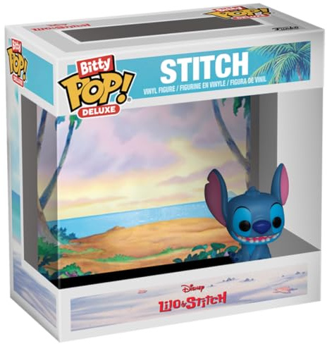 Funko Bitty Pop! Deluxe: Stitch (Beach) - Figurine en Vinyle de Collection - Idée Cadeau - Produit Officiel - Jouets pour Enfants et Adultes - Figurine modèle pour collectionneurs et Exposition