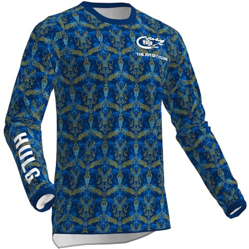 Maillot MTB, Maillots de Ciclismo para Hombre, Maillot de Motocross, de Secado rápido y Transpirable, Adecuado para MTB/BMX/Motocicletas de Fondo y Otros Deportes