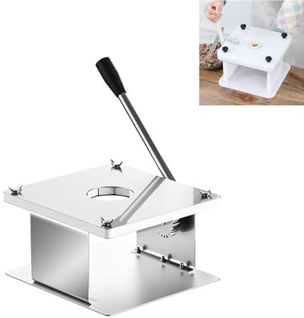 Baozi Maker Machine in acciaio inox, stampo per panini fatti in casa, stampo per pasticceria, pressino per impasti per torte tascabili, ideale per cucina domestica e commerciale