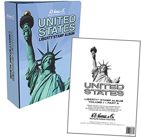 Harris USA Liberty Stamp Album with Pictures / Illustrations Part A 1847-1994