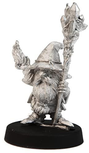 Stonehaven Gnome Wizard Male Miniature - 28mm Table Top Wargame Figure