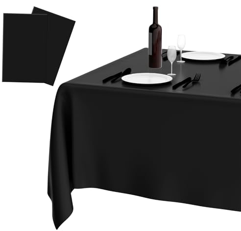 Tischdecke Schwarz,Einweg Tischdecke,Papiertischdecke,Biertisch Tischdecke,Plastiktischdecke,Tischdecke Geburtstag,Tischläufer Schwarz,Schwarz Party Tischläufer,Papiertischdecke Rolle Schwarz,Birthday