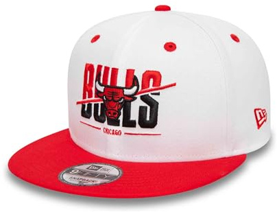 New Era - NBA Chicago Bulls White Crown 9Fifty Snapback Cap, Größe:M-L