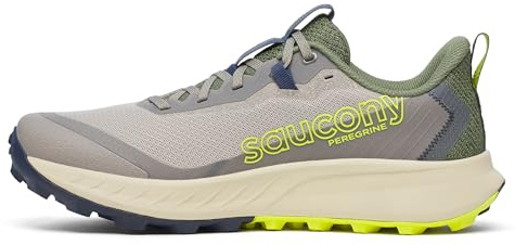 Saucony Scarpe da trail running Peregrine 15 Uomo, Cresta/Olivina, 10