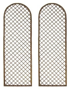 Trellis Panel Handmade Willow Trellis for Climbing Plants – Ideal for Climbing Plants in Gardens & Planters (Pack of 2)