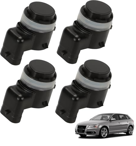 LDLRVeX Sensor Aparcamiento Trasero para Audi A3 1.4L–2.0L 2013, BMW X3 F25 1.6L–3.0L 2010–2017 y Octavia III 5q0919275a, 3 Pines, sensores Aparcamiento estacionamiento