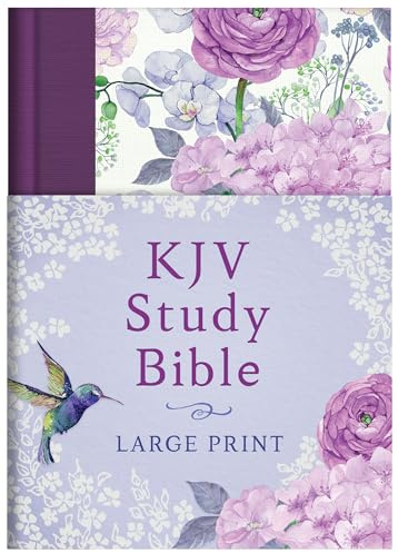 KJV Study Bible - Large Print [Hummingbird Lilacs] (King James Bible)
