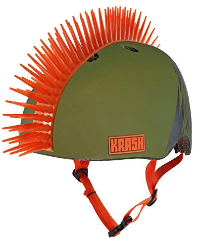 Krash! Green Slash Mohawk Youth 8+ Helmet